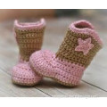 Newborn Baby Crochet Cowboy Boots Photo Prop